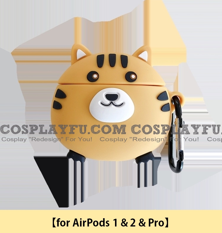 Lovely Tiger | Silicone Case for Apple AirPods 1, 2, Pro Cosplay